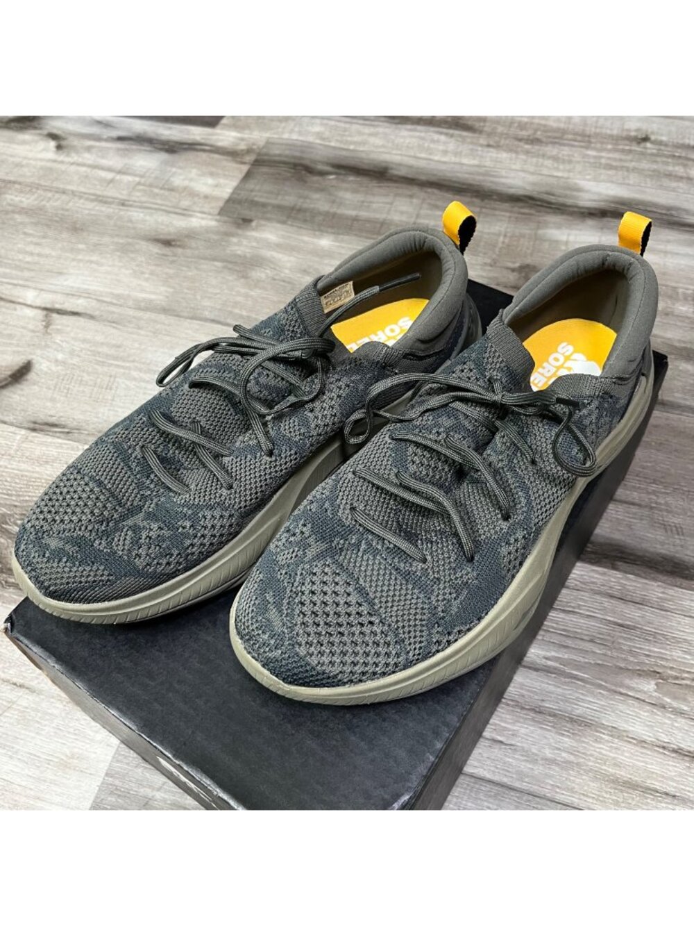 Sorel Explorer Blitz Stride Lace Up Shoes Alpine Tundra Sage NWT Men’s Size 9
